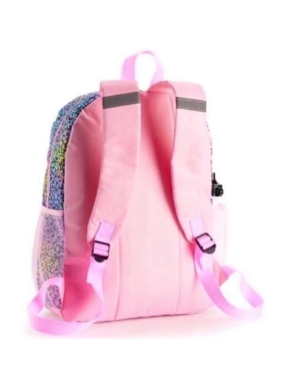 6 Piece Colorful Cheetah Print Backpack Set